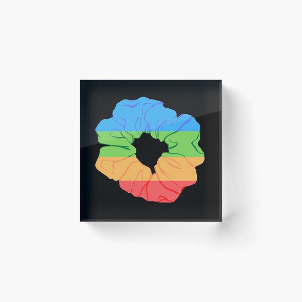 Item preview, Rainbow Scrunchie  designed and sold by Botany Co..