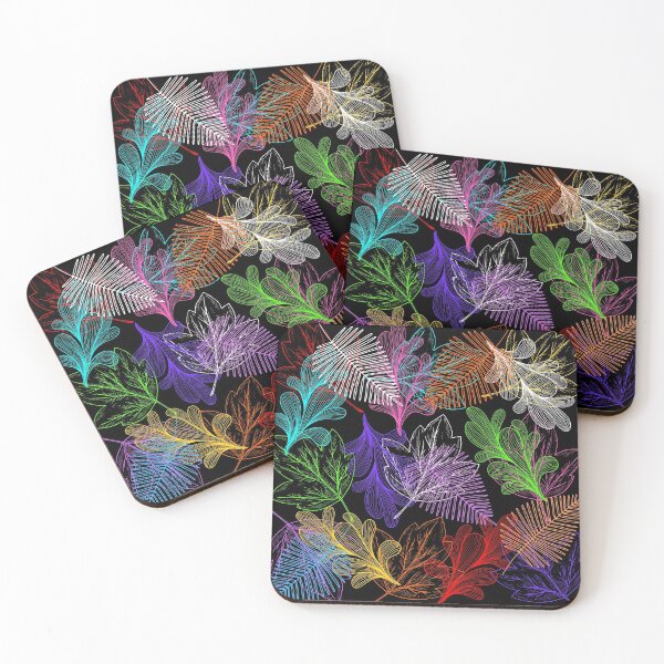 Item preview, Colored Leaves Floral Pattern designed and sold by PRB1989.