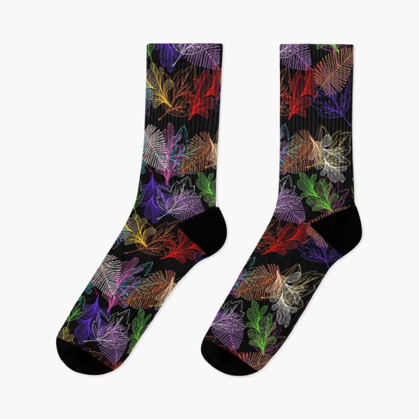 Item preview, Colored Leaves Floral Pattern designed and sold by PRB1989.