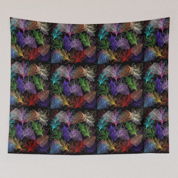 Item preview, Colored Leaves Floral Pattern designed and sold by PRB1989.