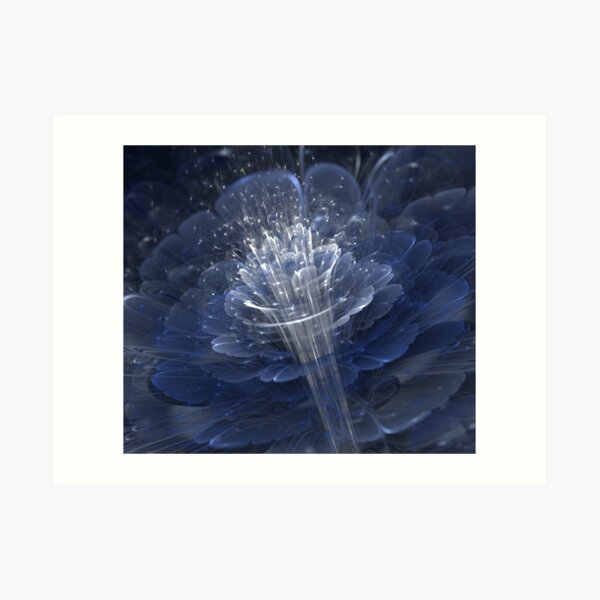 F R A C T A L New Year - December Art Print