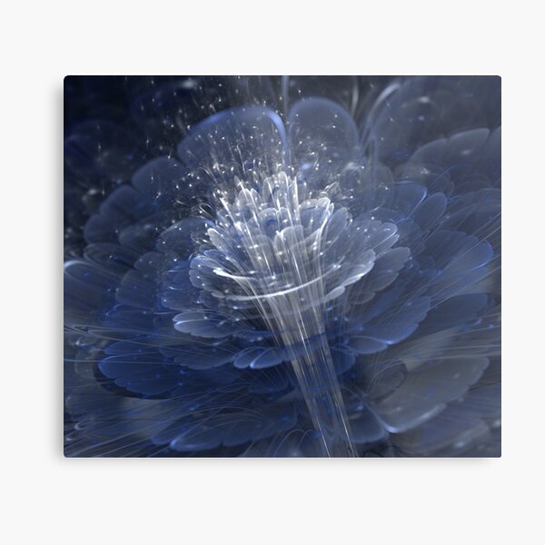 F R A C T A L New Year - December Metal Print