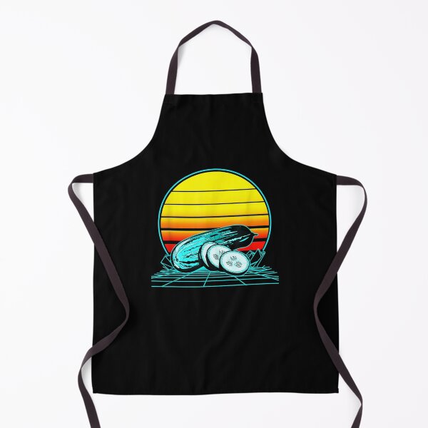 Item preview, Retro Vintage Sunset Cucumber designed and sold by avareid3.
