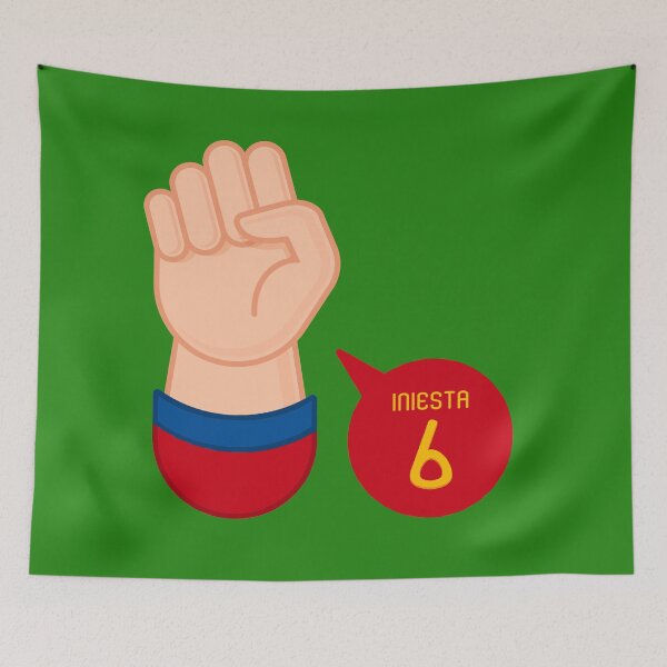 Item preview, FOOTBALL Andrés Iniesta designed and sold by LuksTEESred.
