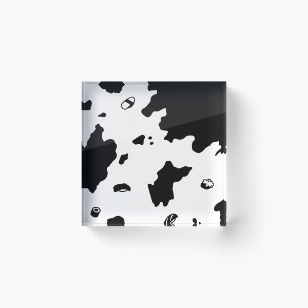SUSHI CowPattern Acrylic Block
