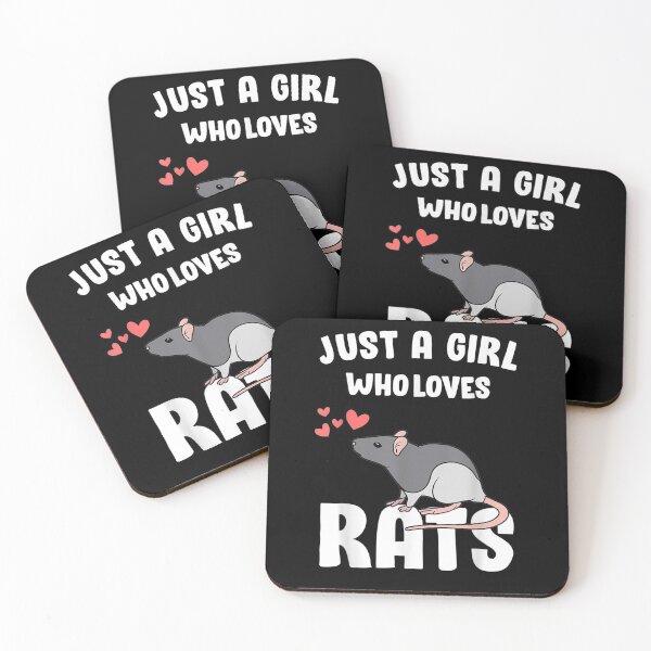Item preview, Just A Girl Who Loves Rats Women Rat Lover Gift  designed and sold by avareid3.
