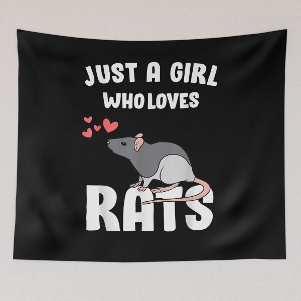 Item preview, Just A Girl Who Loves Rats Women Rat Lover Gift  designed and sold by avareid3.