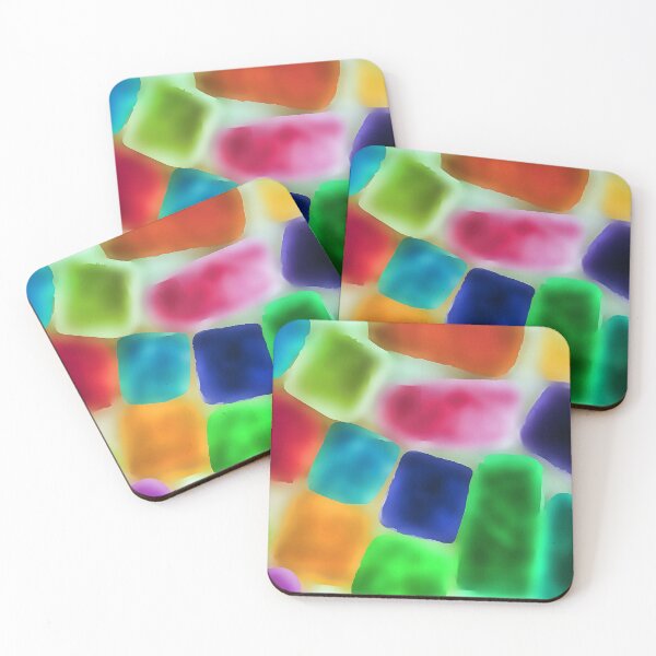 Item preview, Colorful Shapes Like a Puzzle designed and sold by TheSplitWindow.