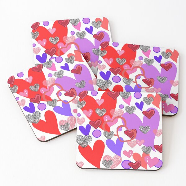 Item preview, Bright Heart Pattern designed and sold by GeoTeasters.