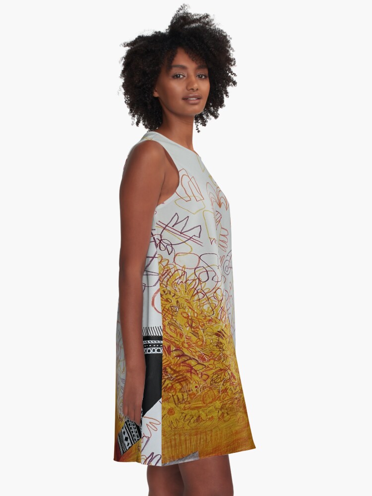 Alternate view of Floating Away A-Line Dress