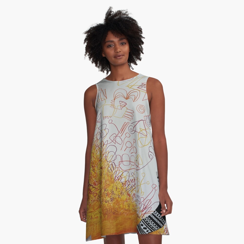 Floating Away A-Line Dress