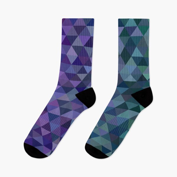 Item preview, Triangular Teal And Purple Shaded Tiles designed and sold by LashCreations.
