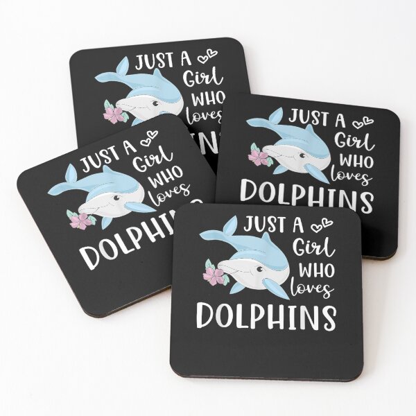 Item preview, Just A Girl Who Loves Dolphins Funny Dolphin Lover Gift  designed and sold by avareid3.