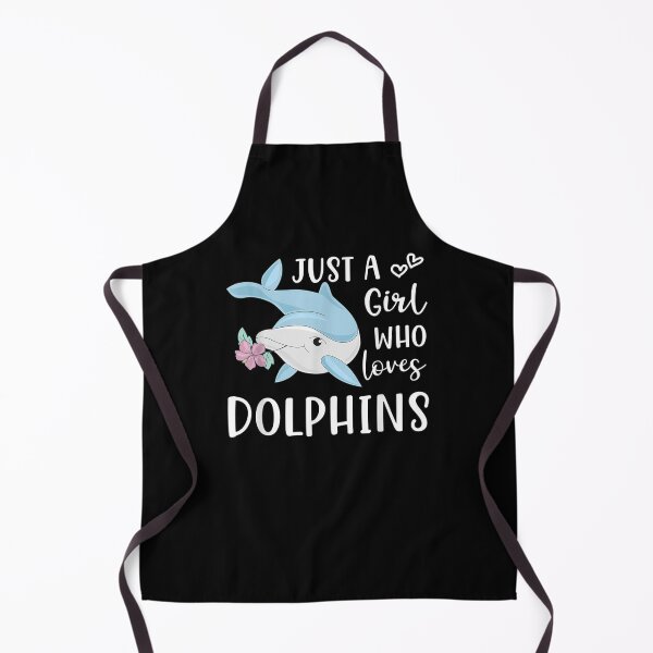 Item preview, Just A Girl Who Loves Dolphins Funny Dolphin Lover Gift designed and sold by avareid3.
