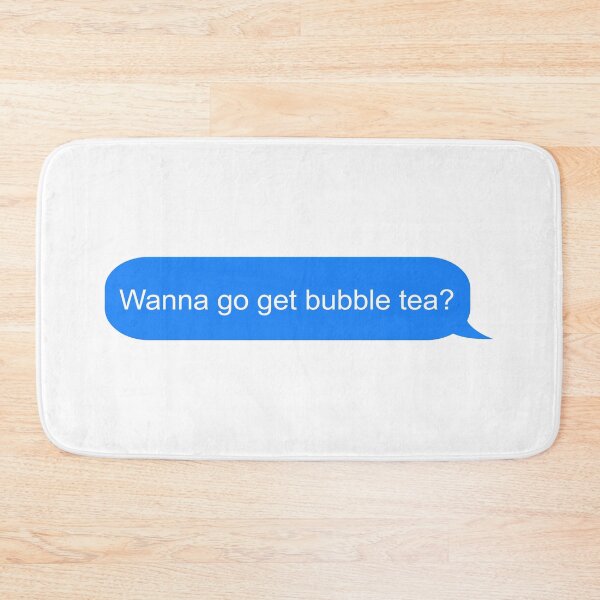 Item preview, Bubble Tea Text Message designed and sold by ind3finite.