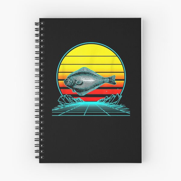 Item preview, Retro Vintage Sunset Halibut  designed and sold by avareid3.