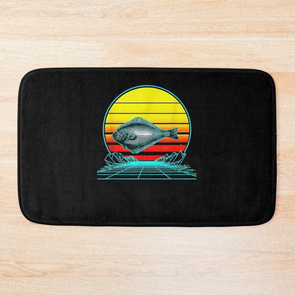 Item preview, Retro Vintage Sunset Halibut  designed and sold by avareid3.