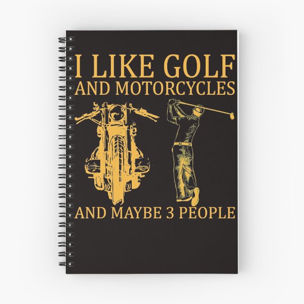Item preview, I Like Golf And Motorcycles And Maybe 3 People designed and sold by BiancaMoss51.