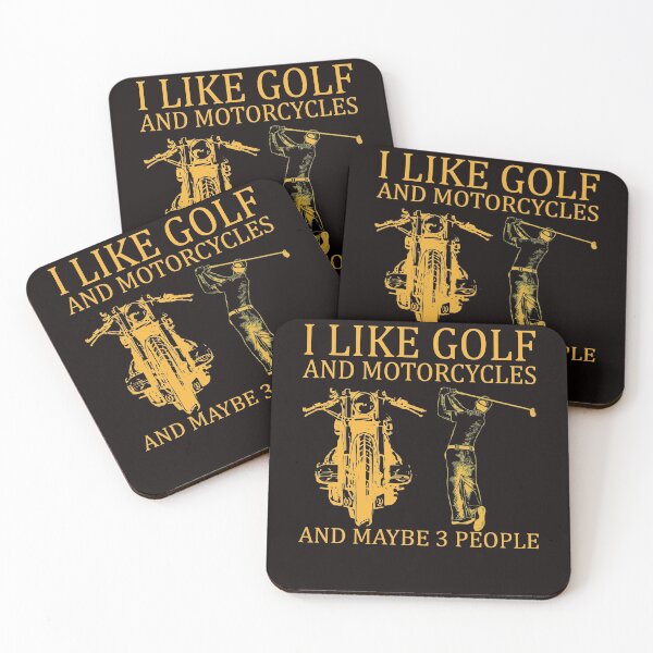 Item preview, I Like Golf And Motorcycles And Maybe 3 People designed and sold by BiancaMoss51.