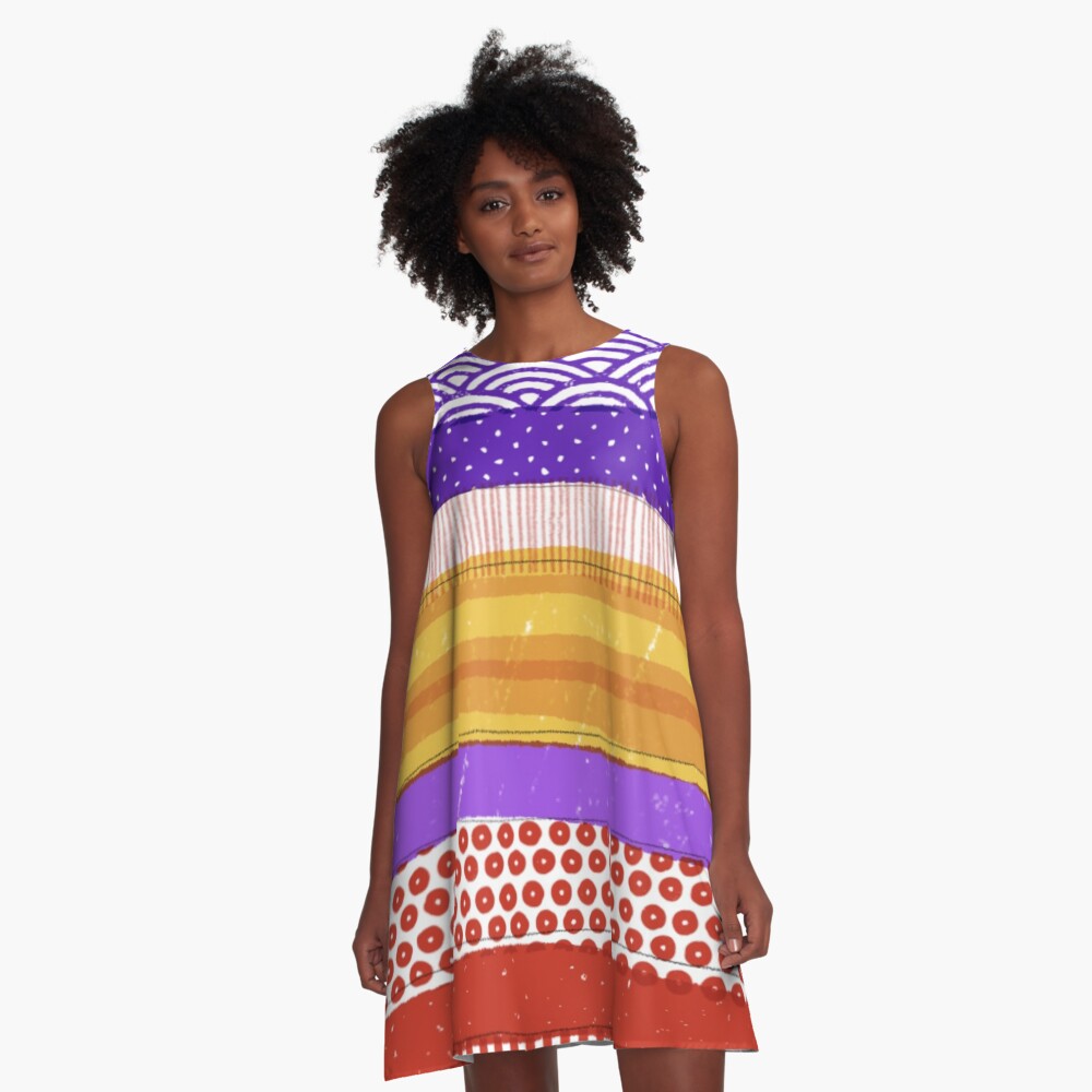 Geology Lesson A-Line Dress