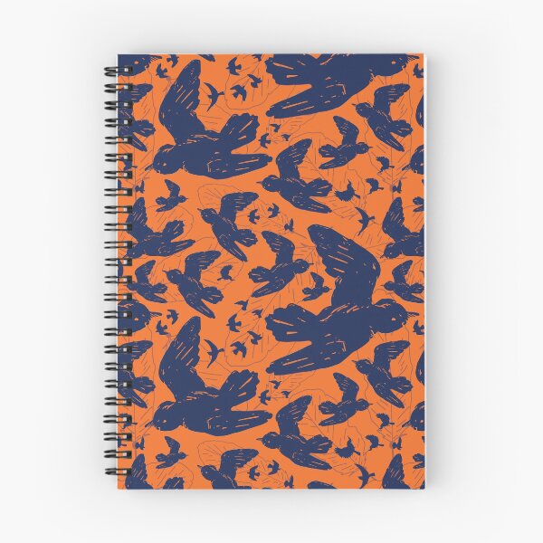 Item preview, Sunset Sparrow Navy designed and sold by Redhillcreative.