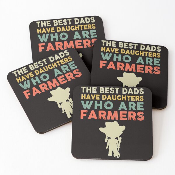 Item preview, The Best Dads Have Daughters Who Are Farmers Vintage designed and sold by BiancaMoss51.