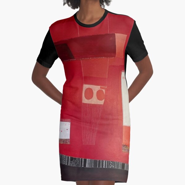 End of a Hot Day at the Beach Graphic T-Shirt Dress