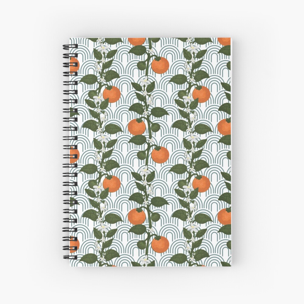 Tangerine Paper Spiral Notebook
