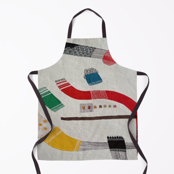 White Rug Bugs Apron