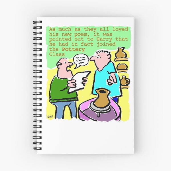 Item preview, Cartoon - Pottery class, not poetry. designed and sold by NigelSutherland.