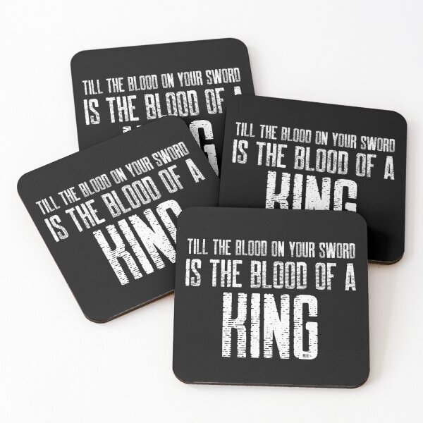 Item preview, TILL THE BLOOD ON YOUR SWORD IS A BLOOD OF A KING ► BODYBUILDING // WORKOUT // MOTIVATIONAL // EPIC // WARRIOR designed and sold by MORE-THE-BRAND.