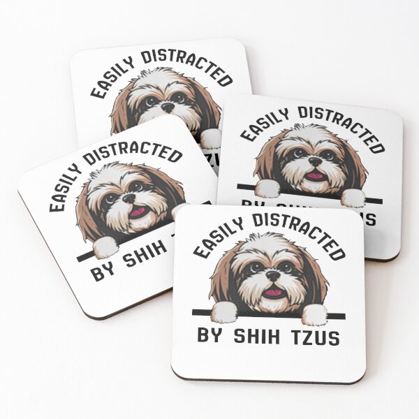 Item preview, Easily Distracted By Shih Tzus designed and sold by BiancaMoss51.