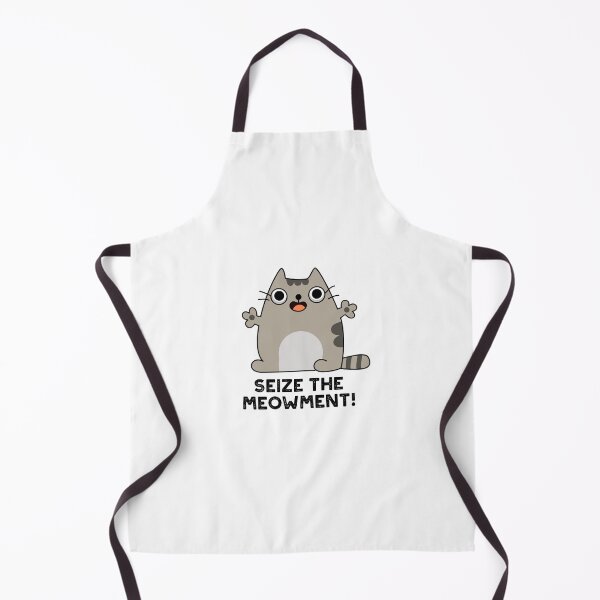 Item preview, Seize The Meow-ment Positive Cat Puns designed and sold by punnybone.