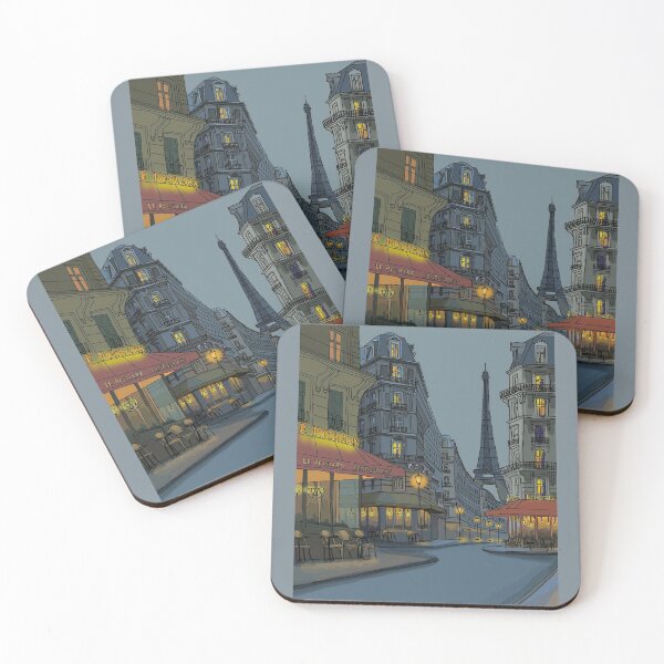 Item preview, Paris street and Eiffel Tower  designed and sold by Robisko Store.