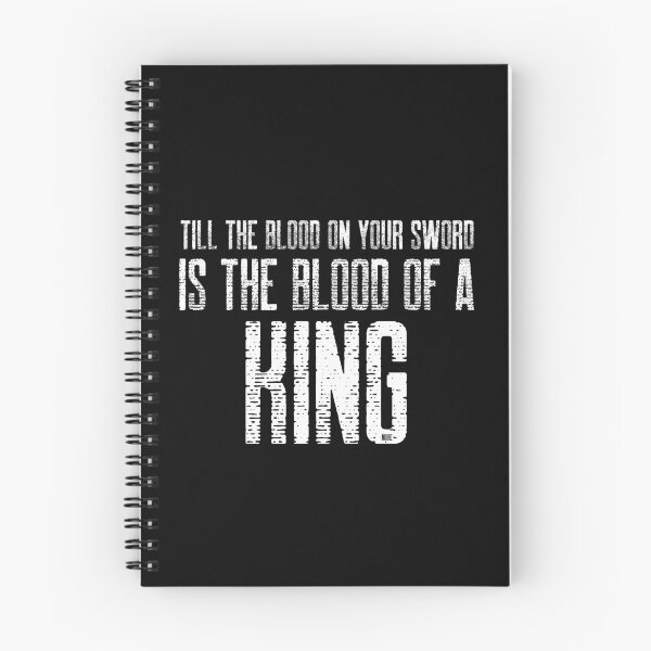 Item preview, TILL THE BLOOD ON YOUR SWORD IS A BLOOD OF A KING ► BODYBUILDING // WORKOUT // MOTIVATIONAL // EPIC // WARRIOR designed and sold by MORE-THE-BRAND.