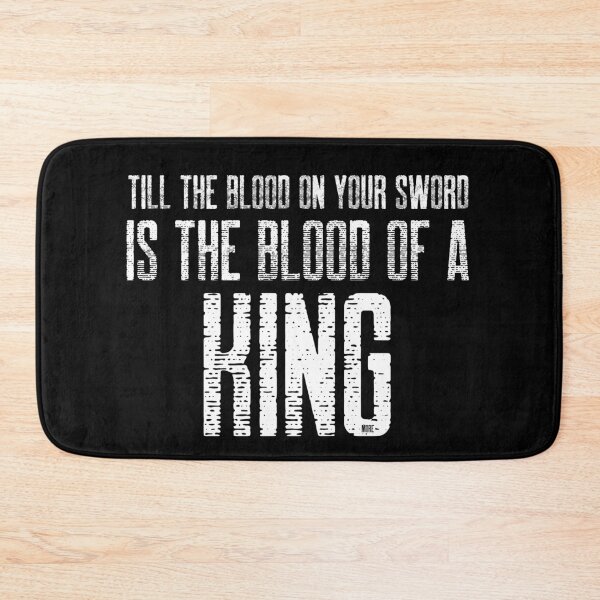 Item preview, TILL THE BLOOD ON YOUR SWORD IS A BLOOD OF A KING ► BODYBUILDING // WORKOUT // MOTIVATIONAL // EPIC // WARRIOR designed and sold by MORE-THE-BRAND.