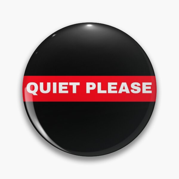 Item preview, Quiet Please Logo designed and sold by RelatableTexts.