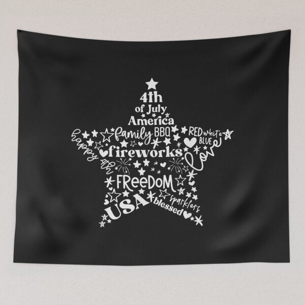 Item preview, 4th Of July Star God Bless America designed and sold by jamielottie.