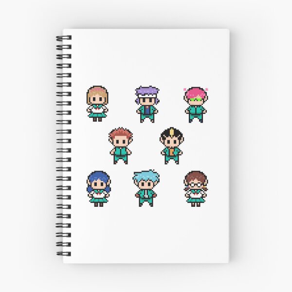 Item preview, Saiki K and Friends Characters Pixel Art designed and sold by AnnaYenardi.