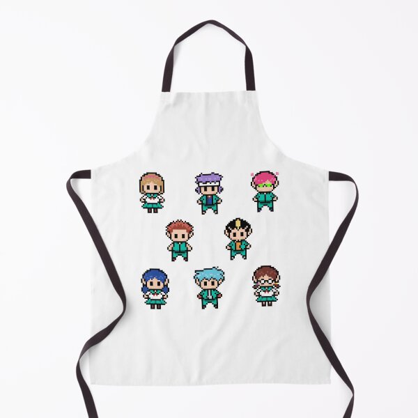 Item preview, Saiki K and Friends Characters Pixel Art designed and sold by AnnaYenardi.