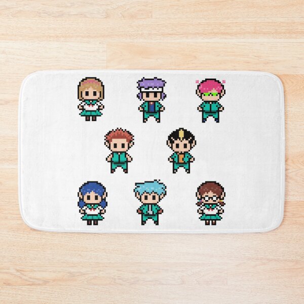 Item preview, Saiki K and Friends Characters Pixel Art designed and sold by AnnaYenardi.