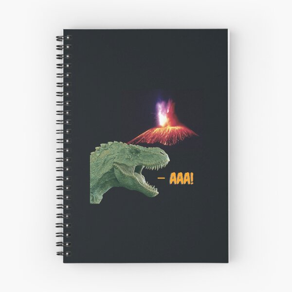 Item preview, Funny Dinosaur Screaming And Volcano designed and sold by H3designs.