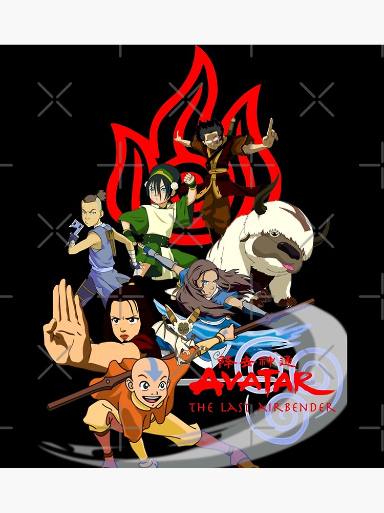 The Gaang Avatar The Last Fantasy Anime Airbender Poster Photographic Print For Sale By 5490