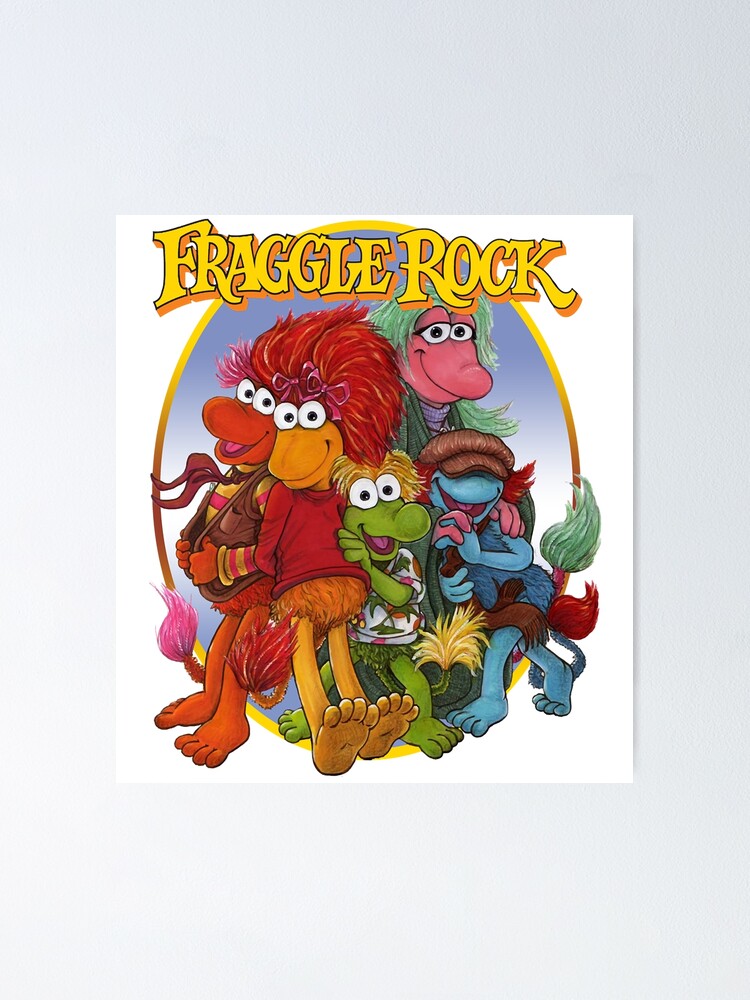 Fraggle Rock Vintage Men Shirt Funny Tv Show Poster For Sale By