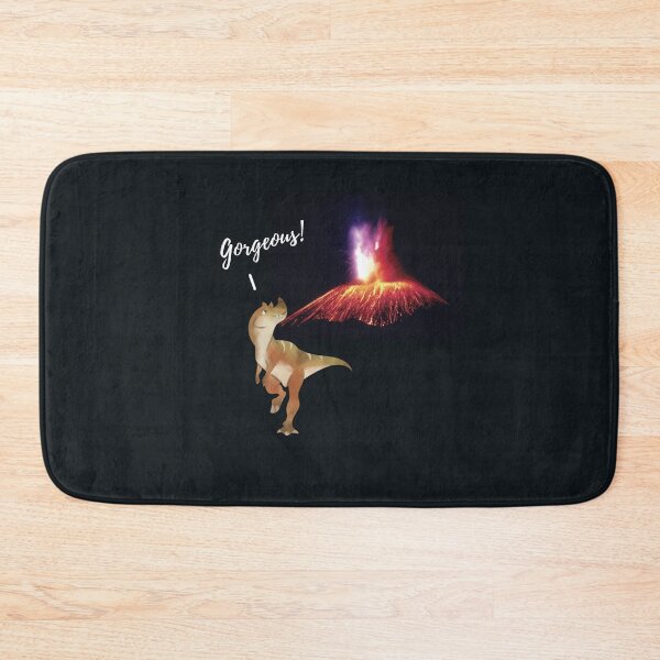 Item preview, Cute Funny Talking Dinosaur And Volcano  designed and sold by H3designs.