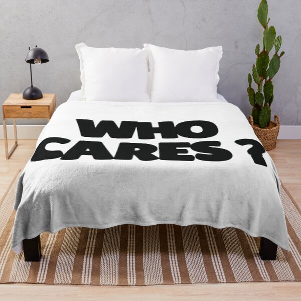 Item preview, Who Care? (Black) designed and sold by kamorim.