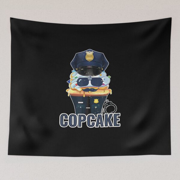 Item preview, Funny Police Support Officer Cupcake Bakery Design designed and sold by Ferdynand.