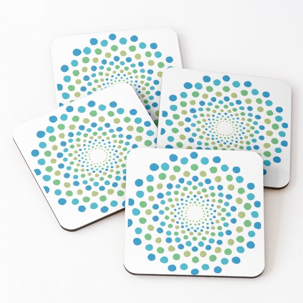 Item preview, Blue Green Burst Mandala designed and sold by 4mcoleman.