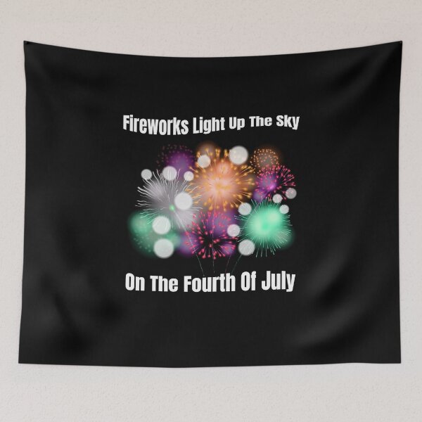 Item preview, Fireworks Light Up The Sky July 4th designed and sold by artfulnotebook.