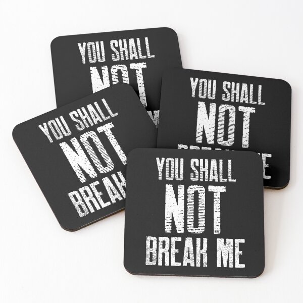 Item preview, YOU SHALL NOT BREAK ME ► BODYBUILDING // WORKOUT // MOTIVATIONAL designed and sold by MORE-THE-BRAND.